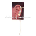 Le plus récent mariage novateur élégant pendentif en cristal perle pendent les boucles d&#39;oreilles